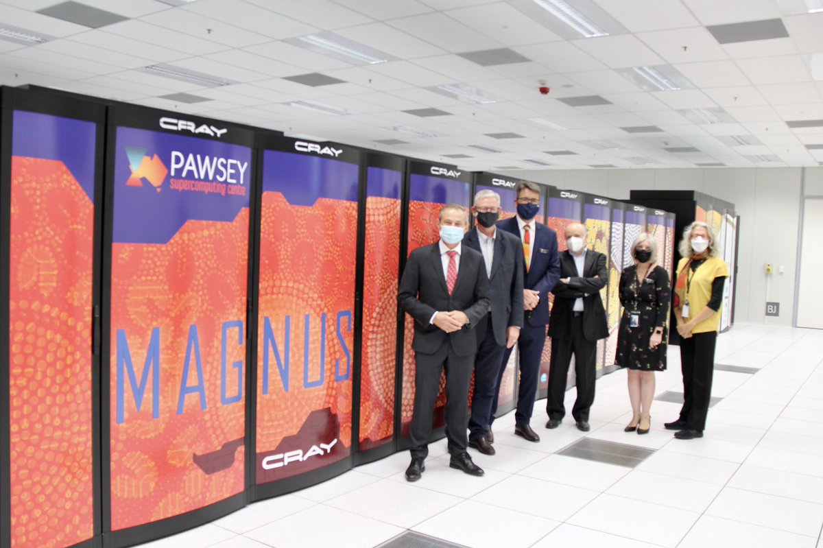 Mark Stickells (@markstickells) on Twitter photo I was proud to host a visit from <a href="/RogerCookMLA/">Roger Cook</a> to <a href="/PawseyCentre/">Pawsey Supercomputing Research Centre</a> today
#TeamPawsey colleagues briefed the Minister on HPC-powered research in several domains, #STEM outreach, education & training, world-class radioastronomy & quantum computing innovation I was proud to host a visit from <a href="/RogerCookMLA/">Roger Cook</a> to <a href="/PawseyCentre/">Pawsey Supercomputing Research Centre</a> today
#TeamPawsey colleagues briefed the Minister on HPC-powered research in several domains, #STEM outreach, education & training, world-class radioastronomy & quantum computing innovation