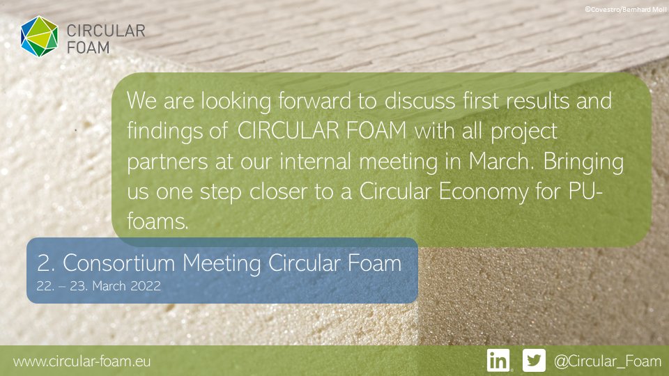 EU-project CIRCULAR FOAM (@circular_foam) on Twitter photo 