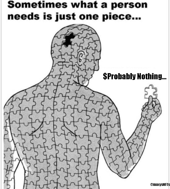 maxysNFTs's tweet photo. Looking for the next Gem? Got something here, but it's probably nothing... 👀🤫 
Check it out! 
@ProbablyBSC @ProbablyBSC @ProbablyBSC https://t.co/LdoHhWM2WD