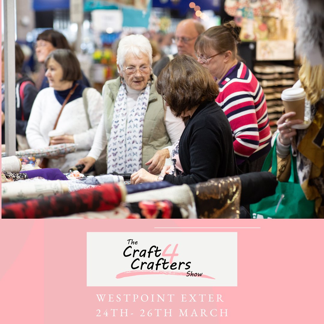 Craft4Crafters's tweet image. 🚨🚨 TODAY is your LAST CHANCE to grab your early bird tickets for our Westpoint Exeter show! 🚨🚨

Use the code C4CFB22 to get £2 off each ticket 
👇👇
craft4crafters.co.uk/devon-craft-sh…

#Craft4Crafters #CraftShow #CraftingSupplies #Crafting