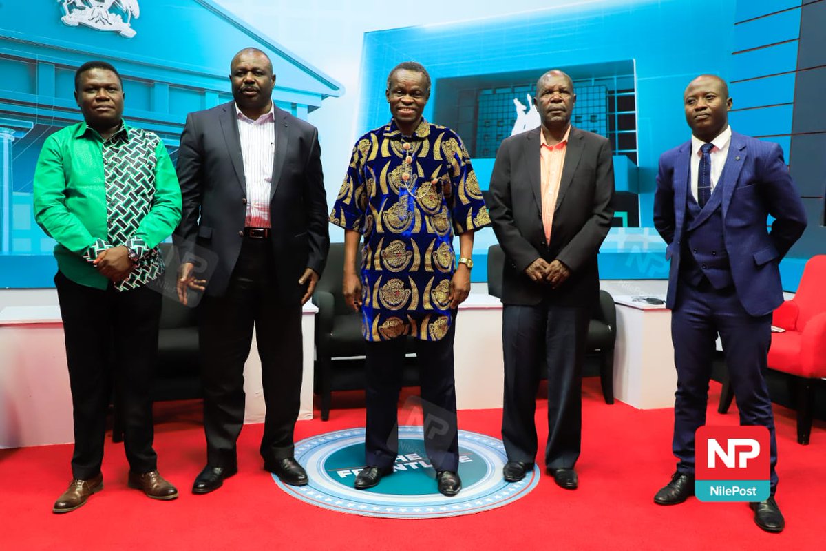 OfwonoOpondo's tweet photo. The last time 25 March  2021 when we appeared together on #Frontline @nbstv. #RestWell Omera JacobOulanyah. @norbertmao  #ProfPLOLumumba @KKariisa https://t.co/9NZXpsuWgM