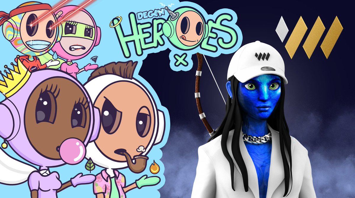 Degen Heroes X Women Warriors Club 👀

5 WL from Degen Heroes
5 WL from Women Warriors Club

1️⃣ Follow <a href="/DegenHeroesNFT/">Degen Heroes</a> &amp; @womenwarriorsc_ 
2️⃣ Like &amp; RT
3️⃣ Tag 3 friends

🍃🌪🔥💧
Winners will be announced in 24hours. Good luck!