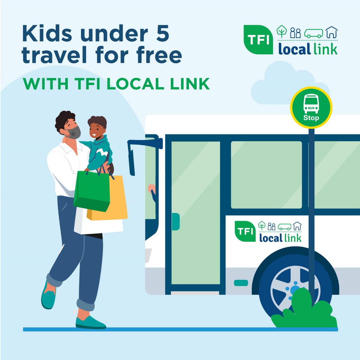 LocalLinkTipp's tweet photo. Did you know kids under 5 travel free on all our services?
#Tipperary #Locallink #doortodoor #getingthere
@TFIupdates @VisitTipp @TipperaryLive https://t.co/VD809wzC5p