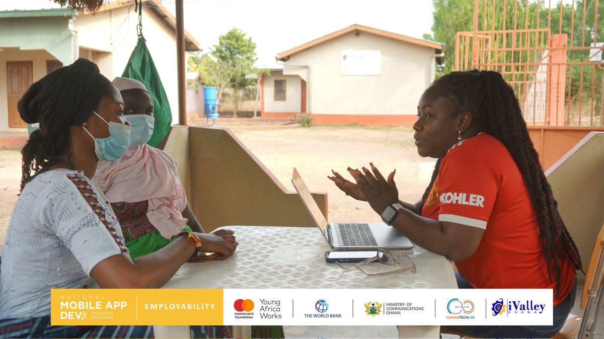 iValleyGhana's tweet photo. Our interns had a session with the Employability Lead @GhanaTechLab

Our Interns shared their internship journey, how they are using the skills acquired, and the challenges they are facing.

#GTLbase #GTLimpact #PaSE #GTLMobileAppication #GTLIncubation #damongo #ivalleyghana https://t.co/fP4E6Ki4Xn
