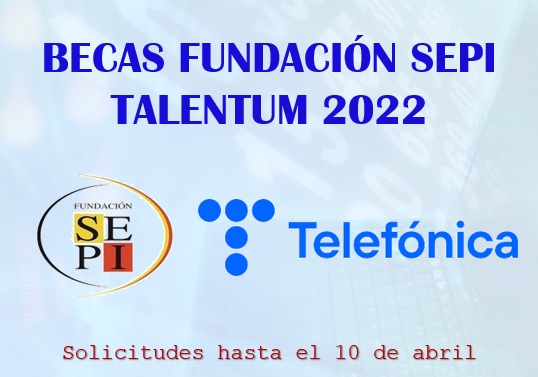 FundacionSEPI's tweet photo. Convocado el programa de #becas Fundación SEPI - Talentum 2022, dirigido a jóvenes con titulación universitaria o estudiantes con un máximo de 30 créditos ECTS por aprobar, o titulados/as de grado superior de Formación Profesional.
👉https://t.co/W3aSVp5Pe9
🗓️Hasta el 10 de abril https://t.co/BmEQ6pUesJ