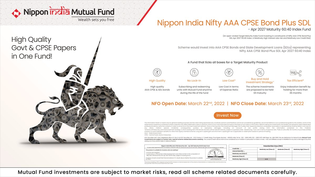 ICICIdirect On Twitter Presenting Nippon India Nifty AAA CPSE Bond icicidirect-on-twitter-presenting-nippon-india-nifty-aaa-cpse-bond