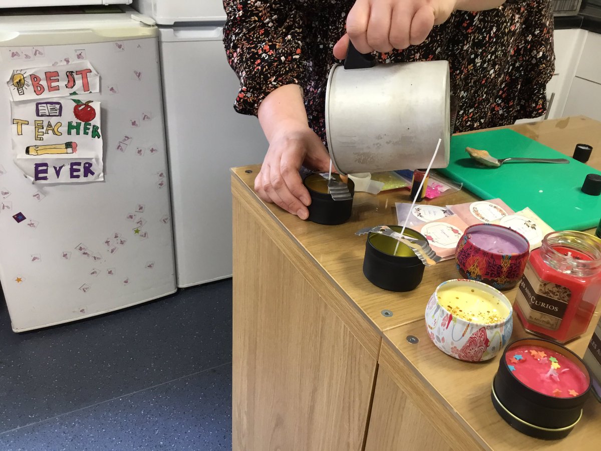 GSPriYear6L23's tweet photo. We really enjoyed our candle workshop this morning. We will now create instructions and then make our own candles just like Morwenna in the story. A big thank you to Mrs Phillips. @Eloisejwilliams #Thetidesinger. https://t.co/VnkjCn6fVI