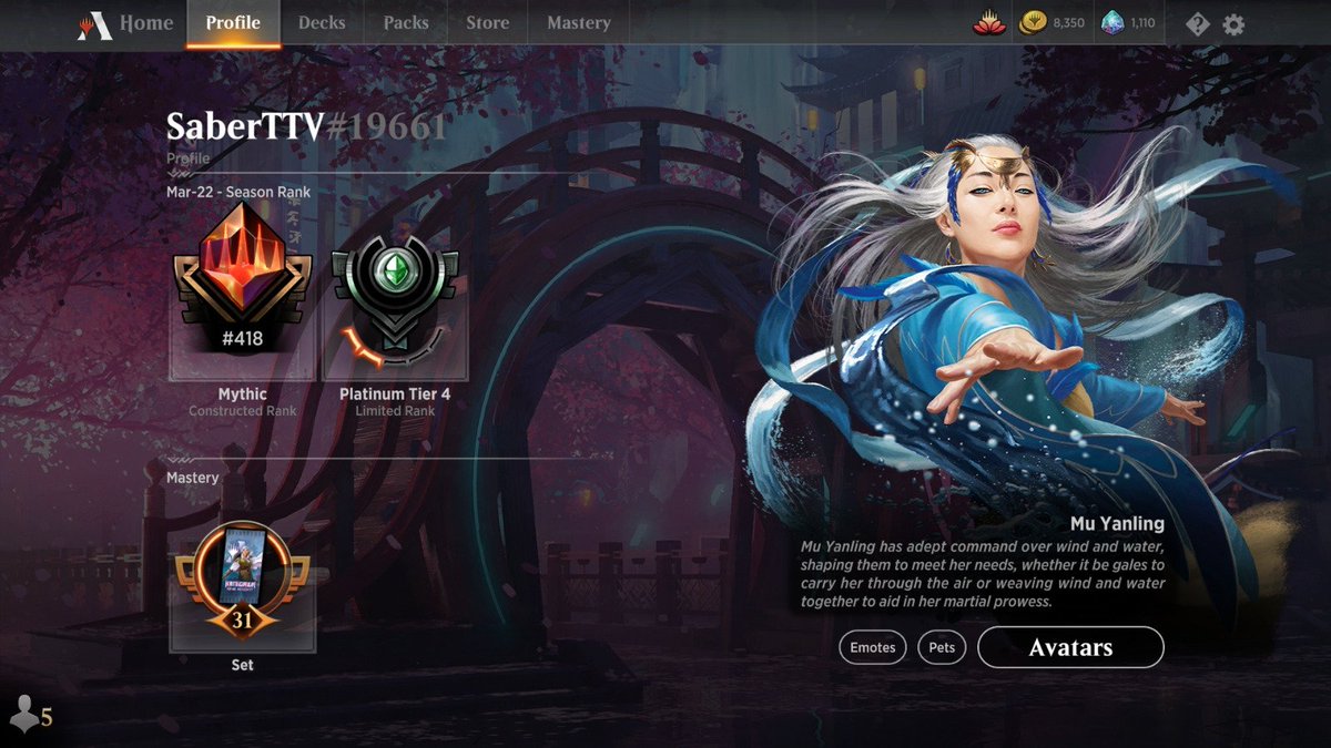 Saber_MTG's tweet photo. Reached the top #500 in Standars constructed always using Naya Runes!
After a nice MTG tabletop weekend, back on MTGA on Twitch today with some drafts! Will we climb there too?
Hope to see ya all there later! :3
#mtg #mtgstreamer #MTGArena #mtga #twitchstreamer #gamergirl https://t.co/CCGirZn1dD
