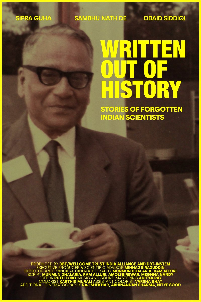 India_Alliance's tweet photo. Uncover #SambhuNathDe, the #medicalscientist who discovered #Choleratoxin. 

Featured in #WrittenOutOfHistory -#ForgottenIndianScientists, a documentary focusing on the unsung scientists of India.  

📺https://t.co/7zG9TdvnUH

#IndiaAllianceFellows #PublicEngagement #SeedFunding https://t.co/50MJtG3suS