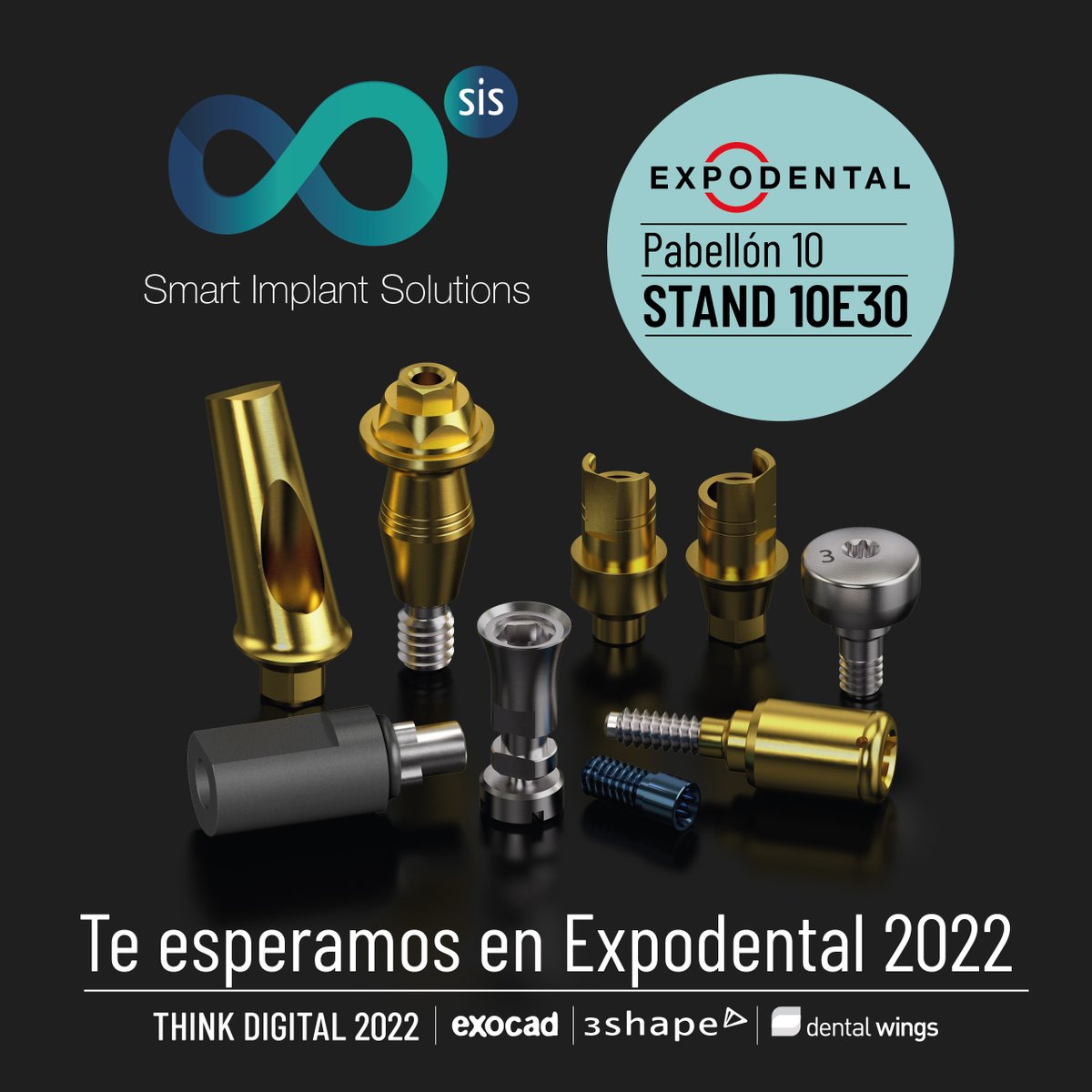 SmartImplantSol's tweet photo. VISITA NUESTRO STAND EN EXPODENTAL 2022
¡Ven y llévate nuestro catálogo!
Disponemos de más de 2000 referencias de aditamentos dentales.
#smartimplantsolutions  #abutment #dental #digitalworkflow #Expodental2022 #dentalabutmentdental #CadCam #expodental
#feriaexpodental https://t.co/BHxLFbF5rf