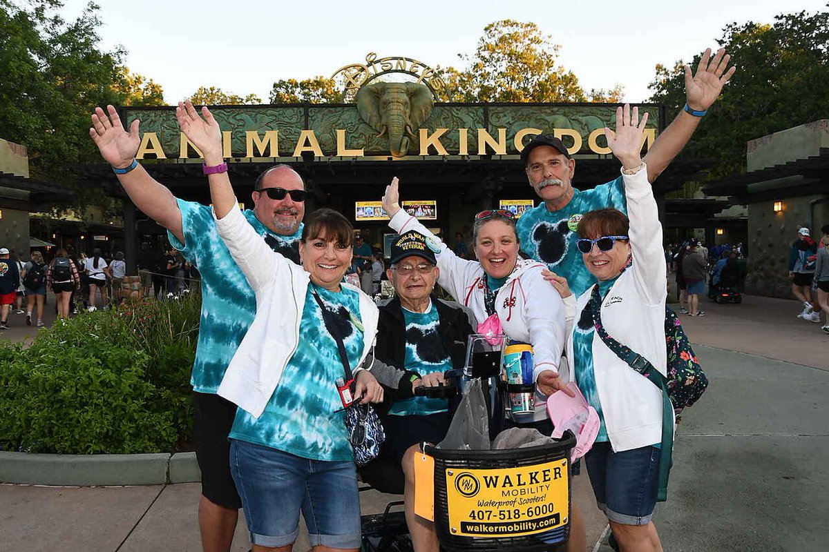 We’re back! Celebrating Grandpa’s 100th birthday!! Coming back to his favorite place- too long since we’ve seen Mickey and experienced that Disney magic! <a href="/DisneyParks/">Disney Parks</a> <a href="/USArmy/">U.S. Army</a> #greatestgeneration