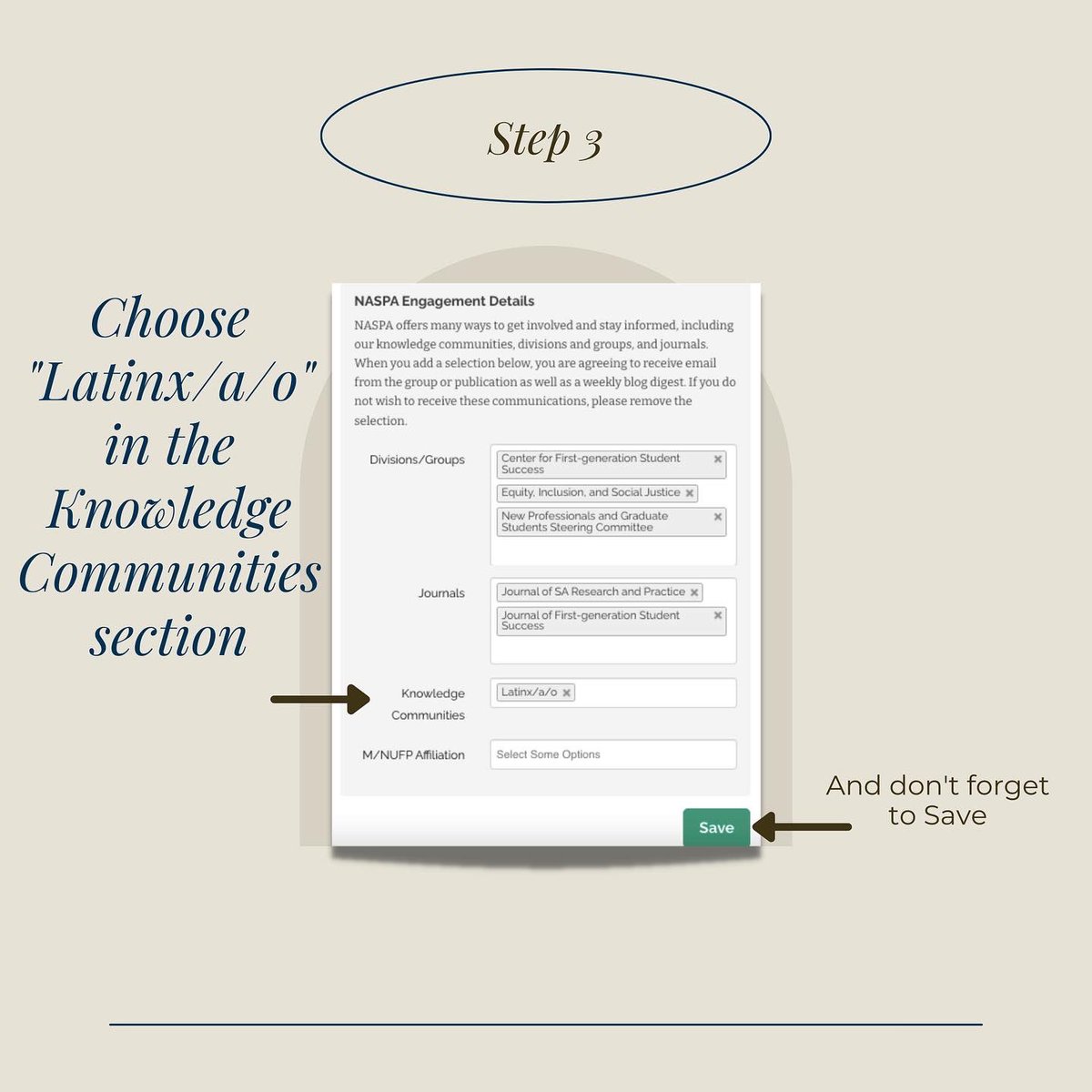tweetinglavoz's tweet photo. 👀 I seen y’all at La Bienvenida add the LKC to your socials! Now turn your interest into ACTION! #GetInvolved #NASPA22 #naspaLKC https://t.co/47ZsTB9OY2