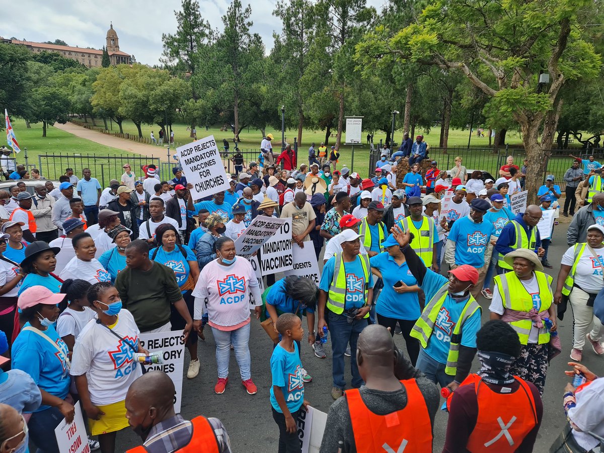 ACDP_GPL's tweet photo. ACDP MARCH AGAINST MANDATORY VACCINATION IN HUMAN RIGHTS DAY 

[IN PICS] https://t.co/30dYTeSMJX
