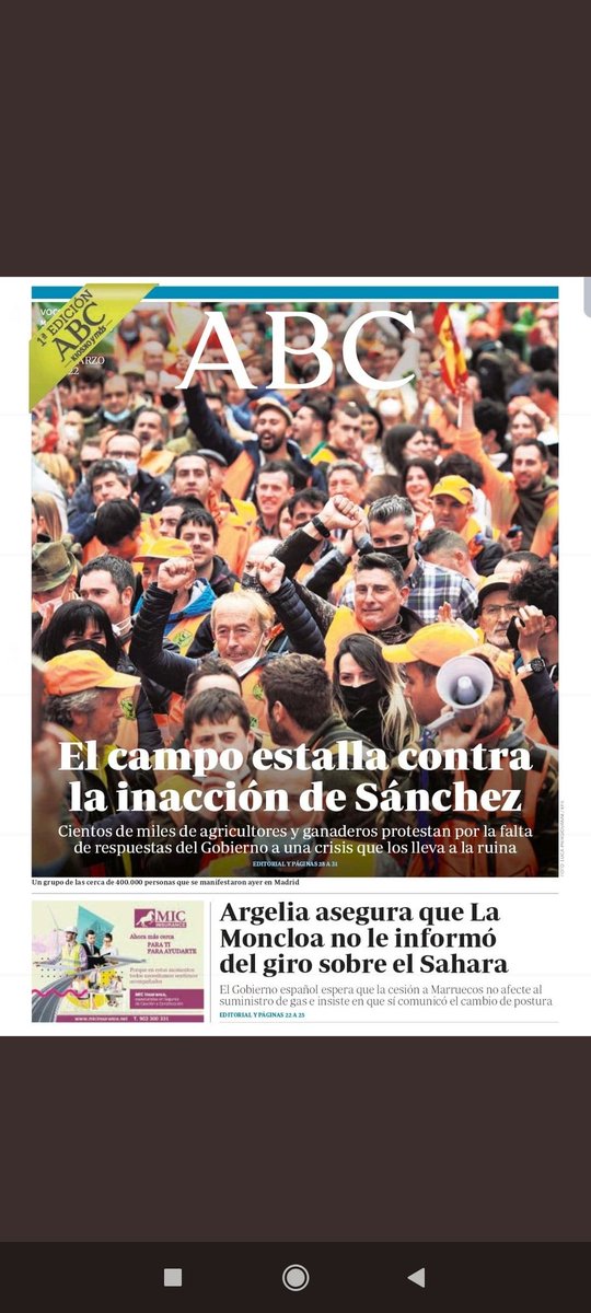 PBarato's tweet photo. El #Campo y #MundoRural  está más VIVO que nunca. 
Sigamos haciendo ver a la sociedad, que sin agricultura y ganadería no hay #Vida 
#JuntosPorElCampo https://t.co/SdiRl25tM7
