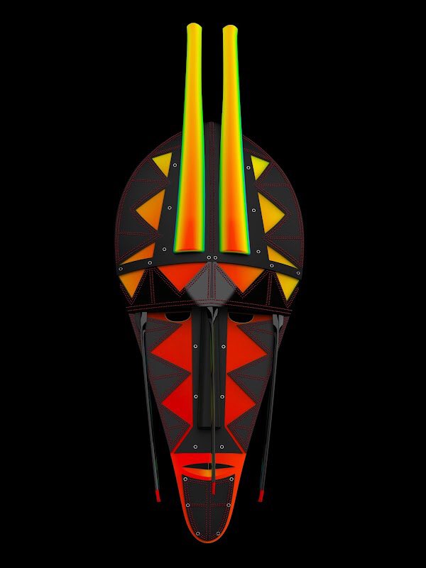 OBJClothing's tweet photo. MARKA SONINKE MASK: Check out this item on OpenSea https://t.co/tj1diINdp6 via @opensea https://t.co/Oxpe3U3O7g