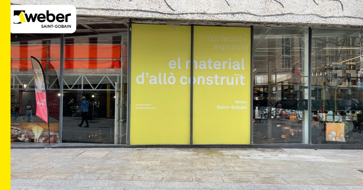 SGweberES's tweet photo. Todo listo para la inauguración de "El material de lo construido" en España. 

📅 Hoy día 21/03/2022 a las 19:00h.
🚩 En el @COACatalunya (Plaça Nova, 5, 08002 Barcelona, España) en la sala Mirador.
🎫Entrada gratuita para todos los asistentes.

#WeCare #MakingTheWorldABetterHome https://t.co/jmgBuk6dAy