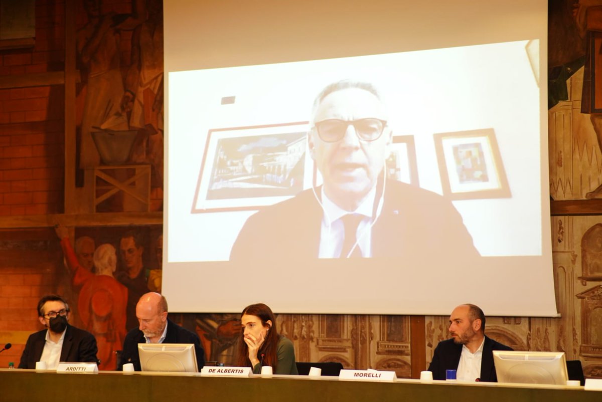 Il Presidente di #ANCE Gabriele Buia chiude i lavori dell'Assemblea Straordinaria di Assimpredil Ance "Ogni sforzo deve essere fatto per salvaguardare le imprese, oggi in serissima difficoltà per #caromateriali e #caroenergia"
#21marzoAssimpredil  <a href="/rex_regina/">Charles and Camilla</a> <a href="/ancenazionale/">ANCE</a>