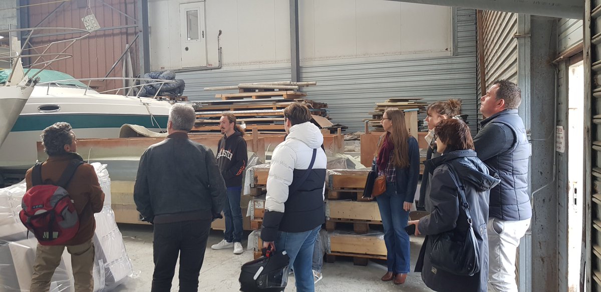 DavidDFPE's tweet photo. Visite de l'entreprise ALUBAT des Sables d'Olonne ce matin avec des demandeurs d'emplois dans le cadre de la semaine de l'emploi maritime⛵️🌊
Une visite de qualité qui a suscité des vocations !🇸🇲
#TousMobilises https://t.co/x7DpER2XK0