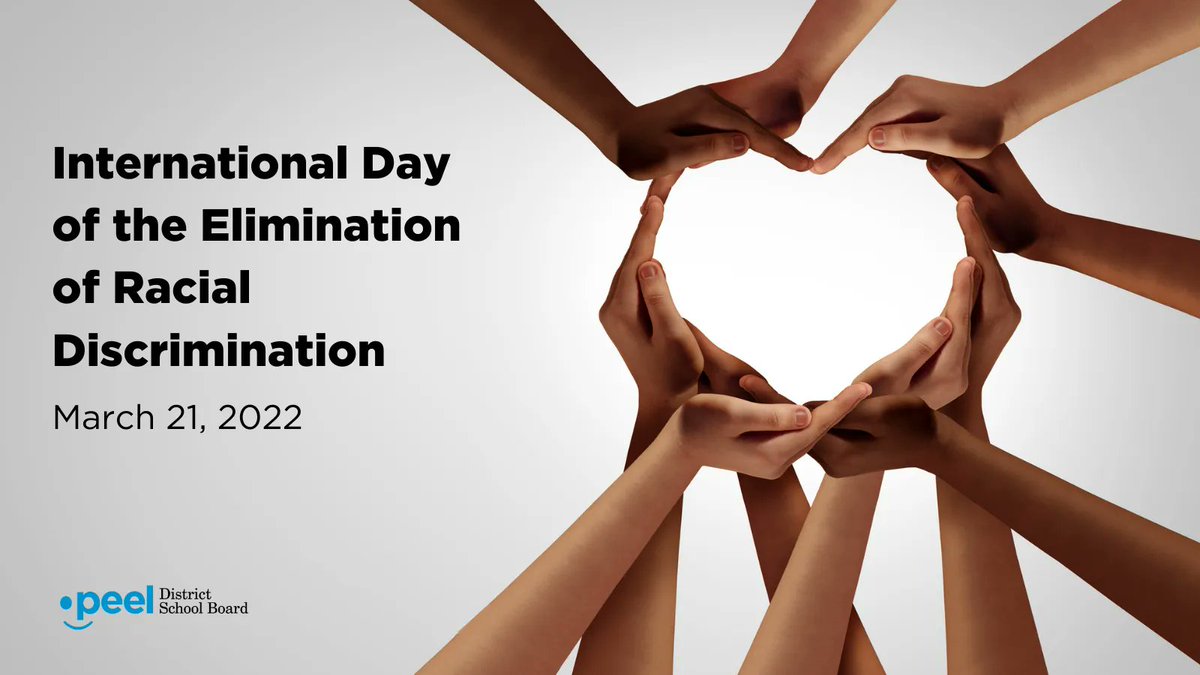 Today we recognize International Day for the Elimination of Racial Discrimination. We must continue to stand up against racial prejudice and intolerant attitudes. Let’s denounce all forms of hate and discrimination and together, #FightRacism.