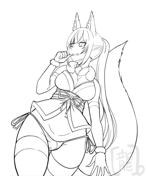 今週のペン入れで頑張ったやつ見て( ˘ω˘) 