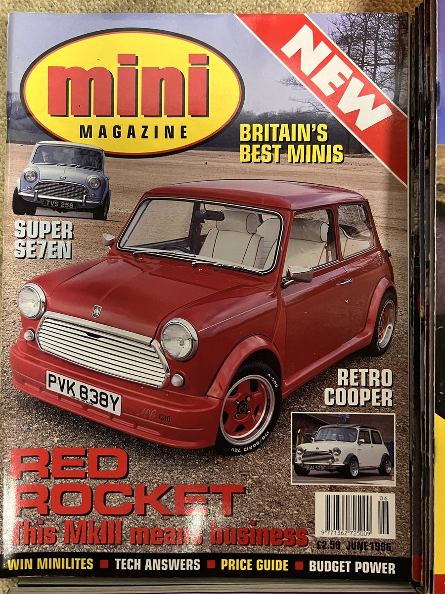 I selling my collection of <a href="/MiniMagazine/">Mini Magazine</a> Mini Mags, 18 years worth of reading literature of one of the best British cars. If anyone in Hertfordshire is missing cool cars to look at and well written articles to read over a morning coffee then I’ve got the solution 👍🏼