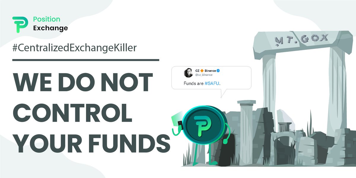 PositionEx's tweet photo. Position Exchange's Ecosystem runs fully On-chain. 👌💯 

No deposits are needed. Your funds remain totally under your control. 💎

Safe, Secure and Private 🛡 

Experience True Decentralization 💯

#PositionExchangeCentralizationKiller #POSI #BNB #DeFi https://t.co/uw7gJYQrG2