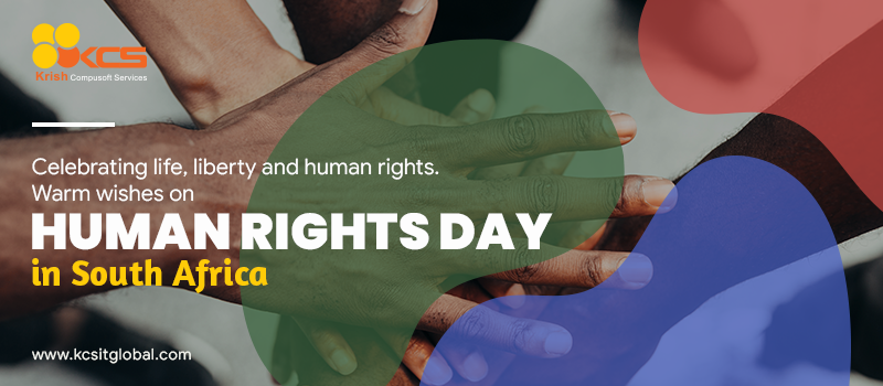 Kcsitglobal's tweet photo. On #HumanRightsDay 2022, @Kcsitglobal  wishes our customers, partners &amp; colleagues in #SouthAfrica a day of reflection and gratitude and a day of celebration of life, liberty, dignity &amp; equality. May we always find the courage to break walls down and build each other up. https://t.co/2krIF58wjY