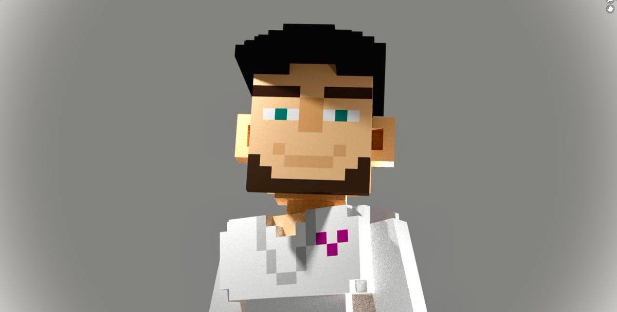 AmirMushich's tweet photo. Swaggy me made in #voxedit for @TheSandboxGame #thesandboxgame #metadungeon #alphapass #sandboxmaker #metaverse https://t.co/42ykdG3rNe