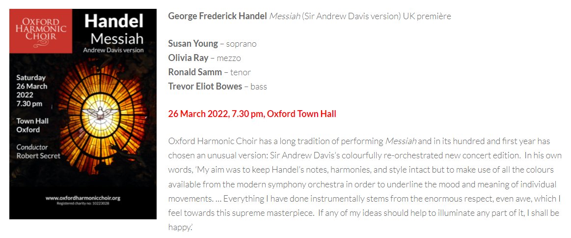 Pls RT to Oxford friends & colleagues! @ndorms @CSMOxford @OxfordUCU @JACKfmOxford @TheOxfordMail Come to @OxfordHarmonic choir concert of the Messiah @OxfordTownHall on Saturday It will be a joyful and uplifting experience oxfordharmonicchoir.org/concerts/ Book via @TicketsOxford