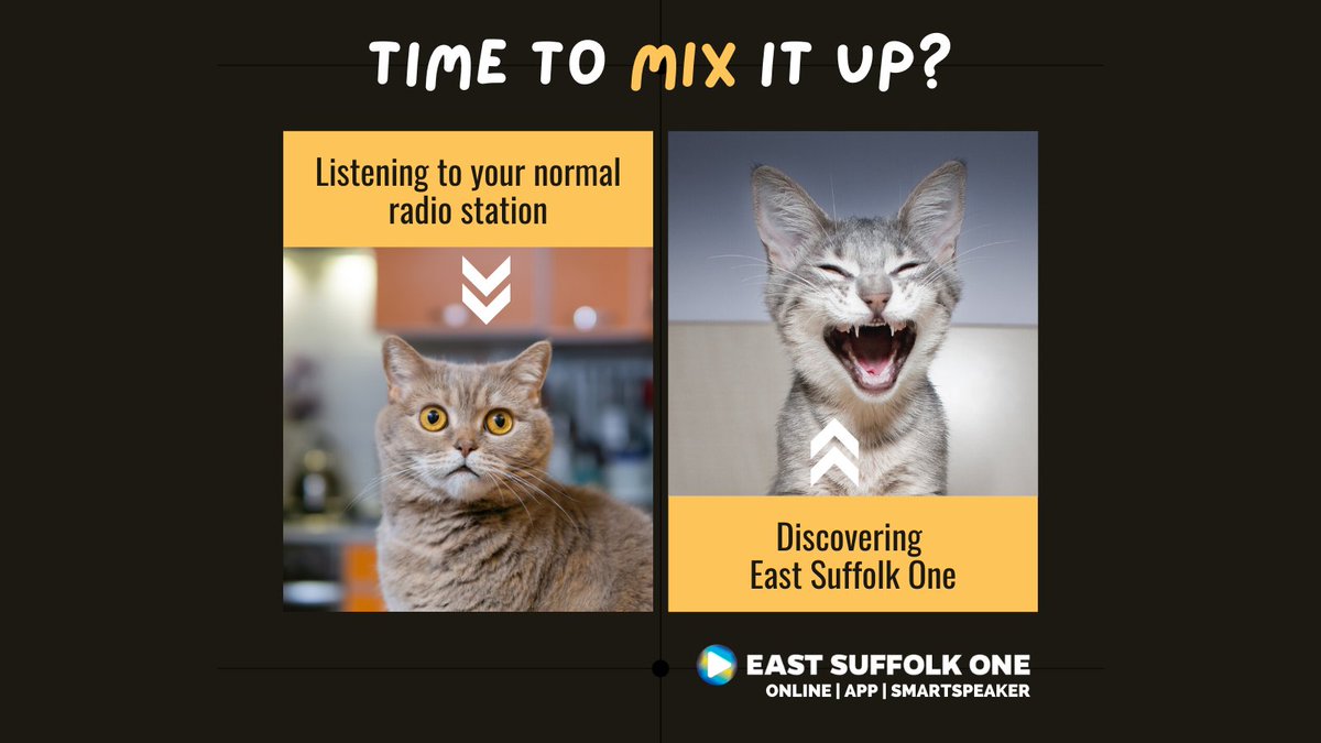 eastsuffolkone's tweet photo. Boring Monday? Time to mix it up! Have a listen to your community radio station - brilliant tunes and local info all day - go on! https://t.co/qnUnMB7cG8 #suffolk #beccles #lowestoft #community #halesworth https://t.co/sxMBjzWanq