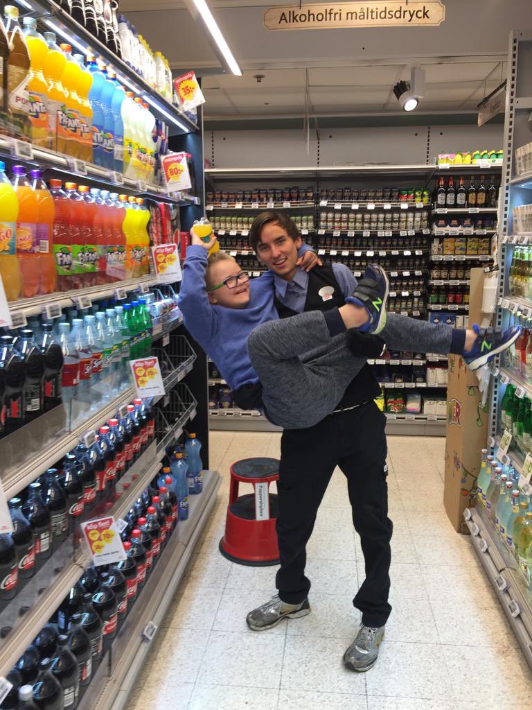 This is a picture from almost 4
years ago when my little brother visited me in the supermarket where I was working. Things have changed, but my love for him is the same! ❤️
#Racing4Charity