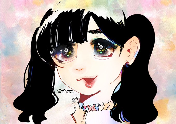 文字無しです 初めて自動彩色使いました 