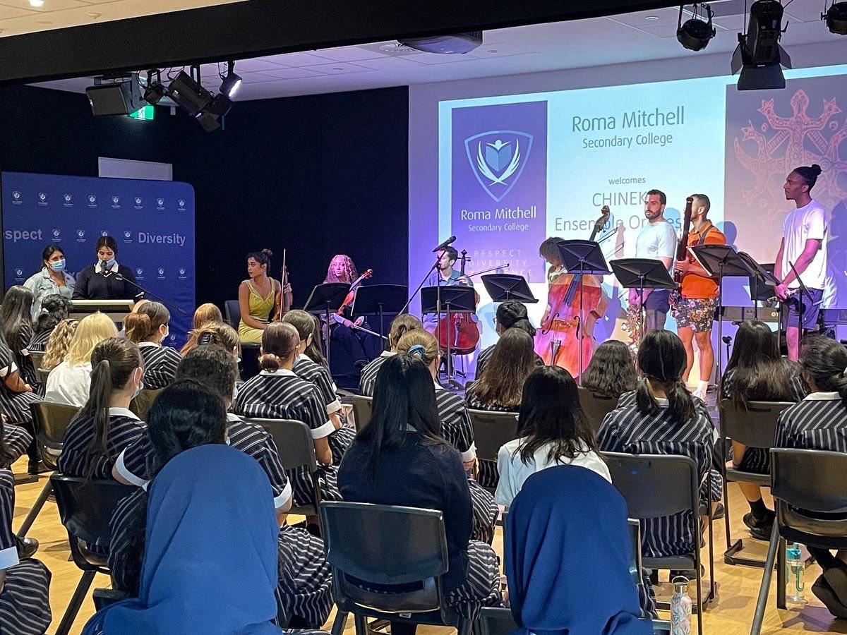For our final day with <a href="/adelaidefest/">Adelaide Festival</a>, we had the privilege of visiting Roma Mitchell Secondary College for some fun workshops and performances! 🎶📚