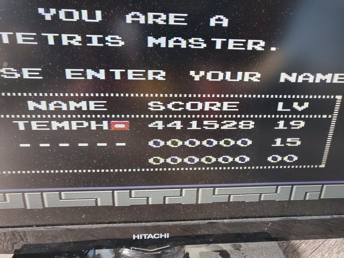 TEMPHUiBIS's tweet photo. Since my last personal best was 386348, I'm happy with this new record. Need more improvement and then I maybe ready to compete in more games than just Tekken 😉 #tetris #NewRecord #NewScore https://t.co/y0QReHyM23