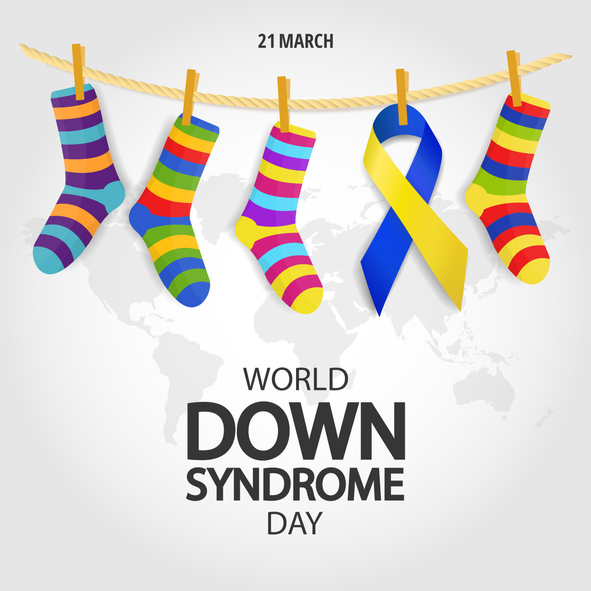 Today is World Down Syndrome Day!💙💛 We are raising awareness by wearing our most colourful & fun socks! We are committed to supporting the inclusion and well-being of students with Down Syndrome. #LotsOfSocks #WDSD #InclusionMeans #WorldDownSyndromeDay2022