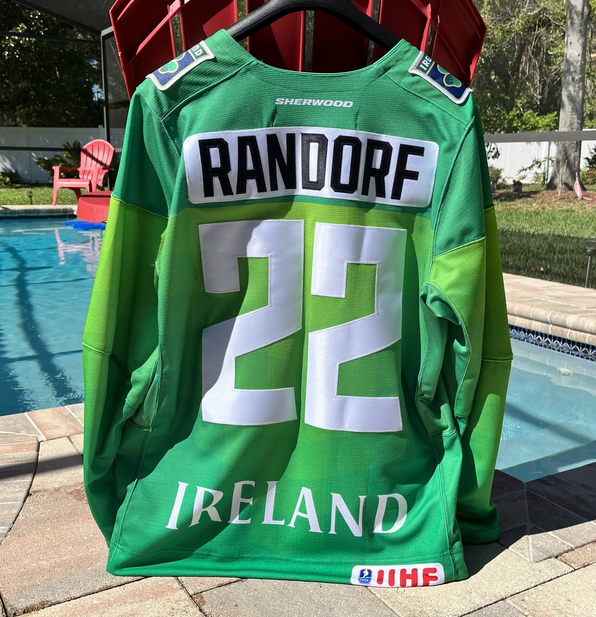 IIHA's tweet photo. The @IIHA sends its thanks to @DaveRandorf, the voice of the @TBLightning, for supporting Irish hockey on St. Patrick’s Day!  We appreciate your support. 

#iceforireland #IrishIceHockey #iihf #iiha #TeamSherwood #NHL #ireland #TeamIreland #sportireland #icehockey https://t.co/WglNjcu3zP