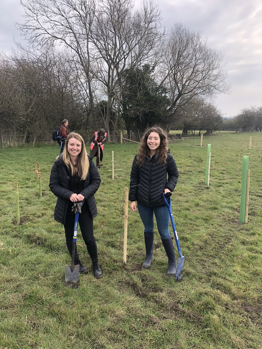Had a wonderful morning helping to plant the first trees for the Commemorative Woodland Project @ErddigNT in remembrance of those who lost their lives during the pandemic. Thank you for inviting us to be a part of it ✨