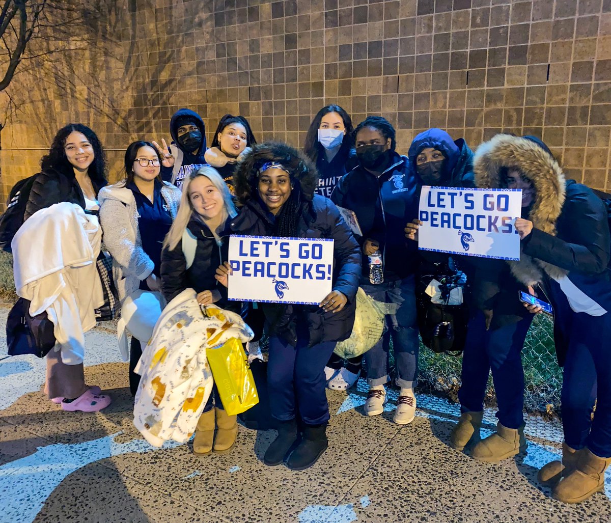St. Peter's didn't have the money to send their Cheerleading squad to the NCAA tournament.

So, NBC and Peacock sent them a bus to get them from Jersey City to Indianapolis in time for the Round of 32 🚍