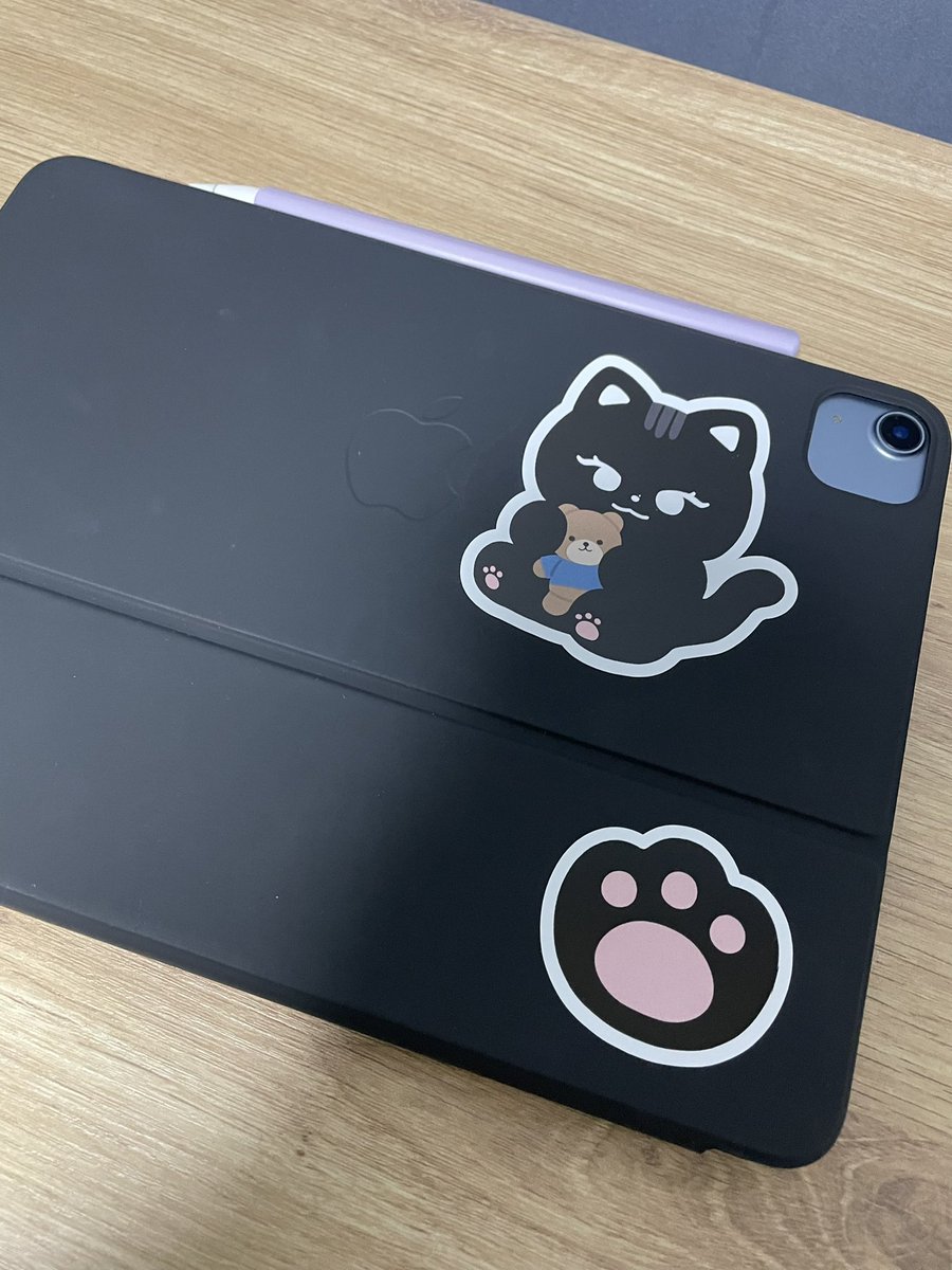 삭막했던 내 패드가 깽냥이 하나로 긔여워졌어 쏘큐트