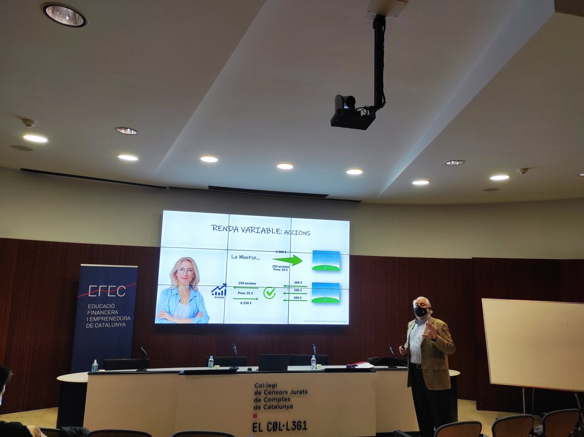 AnicetoRamirez's tweet photo. Avui al Col•legi de Censors Jurats de Comptes de Catalunya @AuditorsCENSORS amb el CFGM Gestió Administrativa de @cbadalones. En el programa @IEF_org #ProgramaEFEC #GlobalMoneyWeek #Barcelona #EducacióFinancera #Badalona #FP #FPDual https://t.co/Gxkl1d3w1b