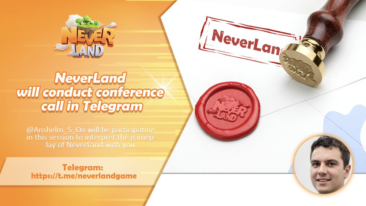🌤️Neverland will hold an hour meeting in Telegram to introduce Pre-Sale details and will also share the roadmap in next month.

✨Time: 6:00PM UTC , March 21th

💫Join : t.me/neverlandgame