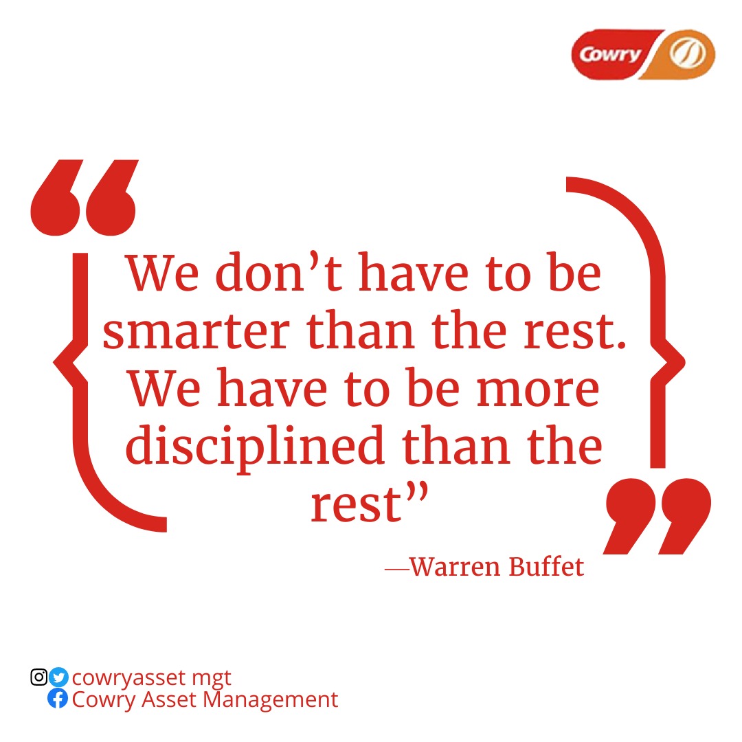 CowryAssetMgt's tweet image. It's a beautiful Monday morning and the beginning of a new week

Be determined to be more disciplined in your financial goals and keep winning.