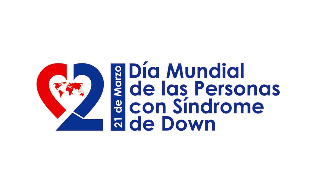Hoy 21 de marzo es el #DiaMundialSindromeDown, un día para seguir reivindicando la necesidad de que las personas con síndrome de down tengan la misma igualdad de oportunidades y una participación e inclusión plena y efectiva en la sociedad.