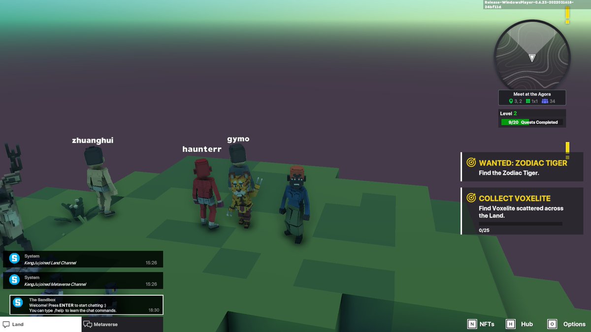 KengjuP's tweet photo. @TheSandboxGame @binance pic with your favorite I just participated in the daily #SandboxAlphaS2Contest for a chance to earn up to 1,000 $SAND! Starting March 20 - Show us your favorite Zodiac character. Check out my screenshot below!
👇 #SandboxAlphaS2  Agora. 🐅 https://t.co/QzyMco5PvW