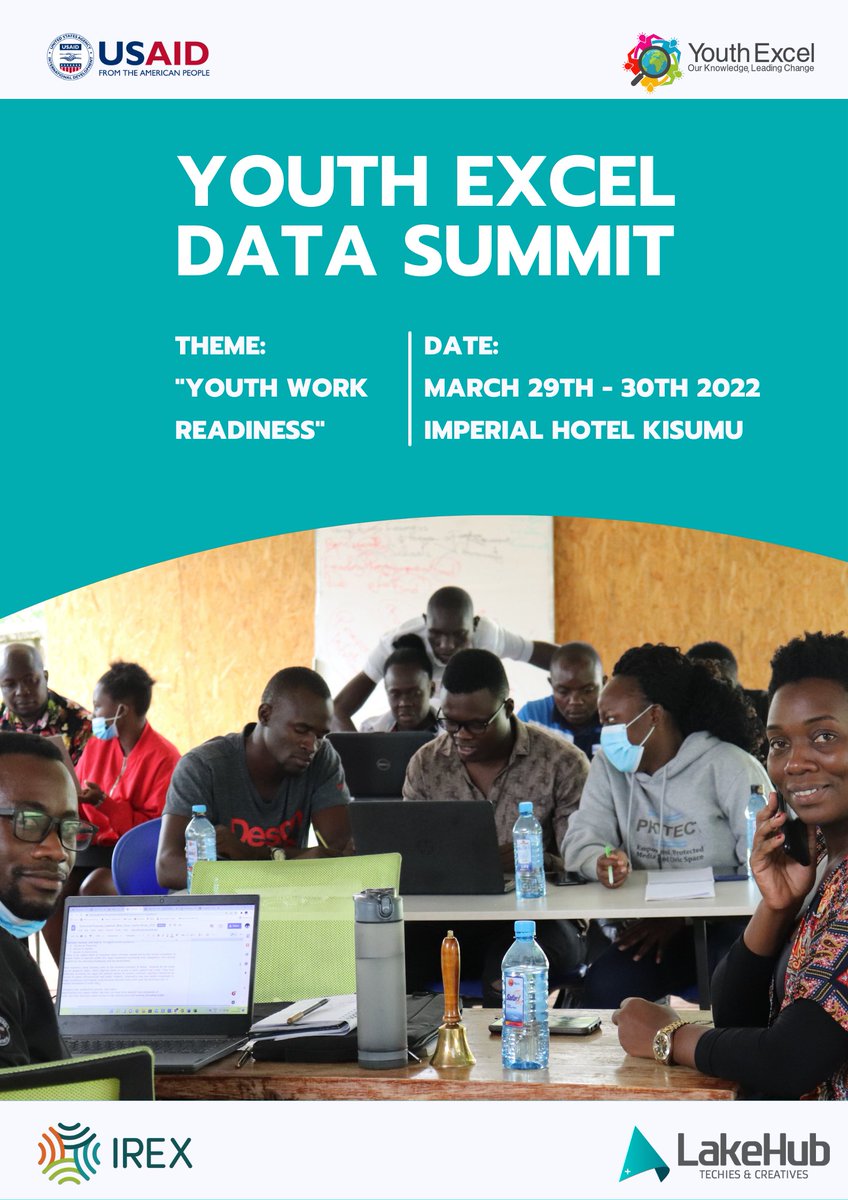 LakeHub's tweet photo. After series of 5 major workshops bundled with Work Apart Sessions, the #iconke participants are ready to share their research findings on Youth Work Readiness in Kisumu County, as well as co-create solutions, actions &amp; development needed to see more youth in Kisumu in employment https://t.co/DWLbfC6orh