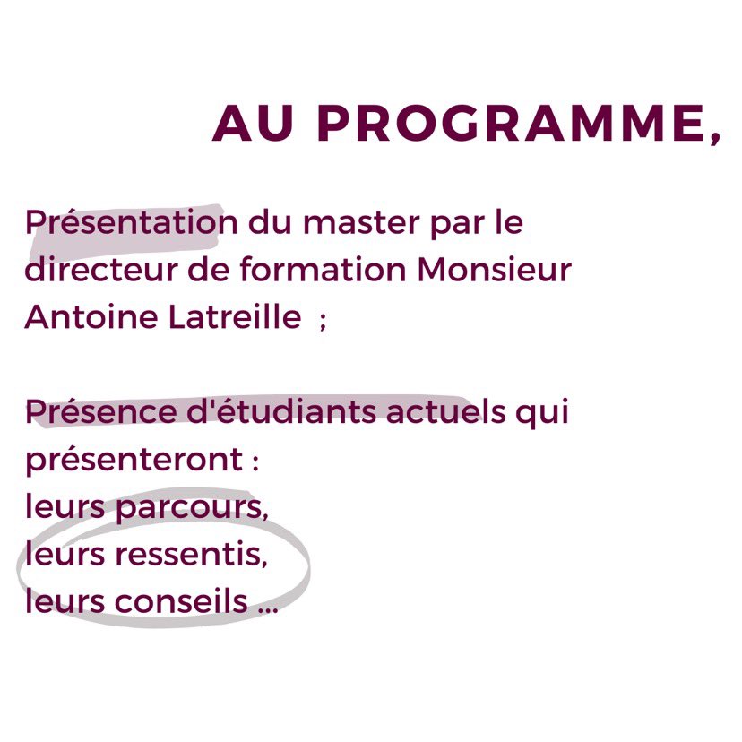 M2 DIPI - Paris-Saclay (@m2dipi) on Twitter photo Save the date !!!
Webinaire de présentation du Master 2 DIPI le 4 avril 2022 à 18h.
Venez découvrir l’une des 4 formations en propriété intellectuelle de l’<a href="/UnivParisSaclay/">Université Paris-Saclay</a> !
Le lien sera également disponible en bio : bit.ly/3HmxukX Save the date !!!
Webinaire de présentation du Master 2 DIPI le 4 avril 2022 à 18h.
Venez découvrir l’une des 4 formations en propriété intellectuelle de l’<a href="/UnivParisSaclay/">Université Paris-Saclay</a> !
Le lien sera également disponible en bio : bit.ly/3HmxukX