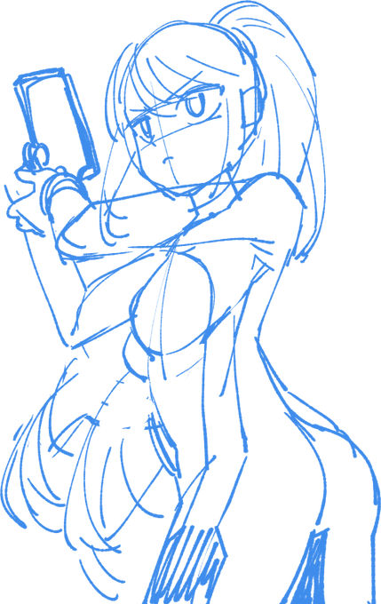 例のやつpart3用のラフ。結局月1ペースになっちゃった・・・ 