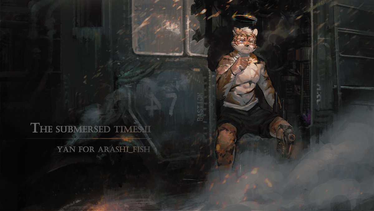 _Phil_Fish_'s tweet photo. Commission
Title:「The Submersed Times:II/浸没的时代:II」
Address:「Bastion/堡垒」
Character:「Borges/博尔赫斯」
Illustrator:YAN/肆时牧 https://t.co/5ffqfS8133