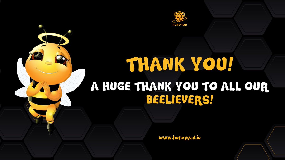 YOU‘RE AMAZING 😱🐝🚀

We need to say we were overwhelmed by the amount of diamond hands we have in this community! Over 80% of all google form participants never sold once a single token! Thats crazy and means a lot for us as team!

THANK YOU! 🙏🏻💛 #weloveyou