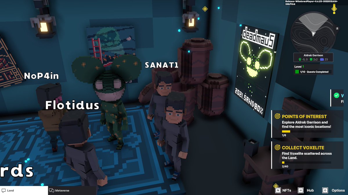 pyeesibed's tweet photo. @TheSandboxGame @deadmau5 here he is

I just participated in the daily #SandboxAlphaS2Contest for a chance to earn up to 1,000 $SAND! Starting March 17 - Selfie with Deadmau5. Check out my screenshot below!
👇 #SandboxAlphaS2 https://t.co/Ro47OYI094